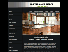 Tablet Screenshot of marlboroughgranite.com